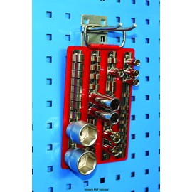 Laser 2789 Socket Rail Rack - Small, Red