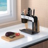 CozyBlock Black Stainless Steel Utensil & Cutlery Rack, Kitchen Compact