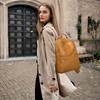 Kattee Genuine leather backpack purse for women Antitheft Rucksack Fit