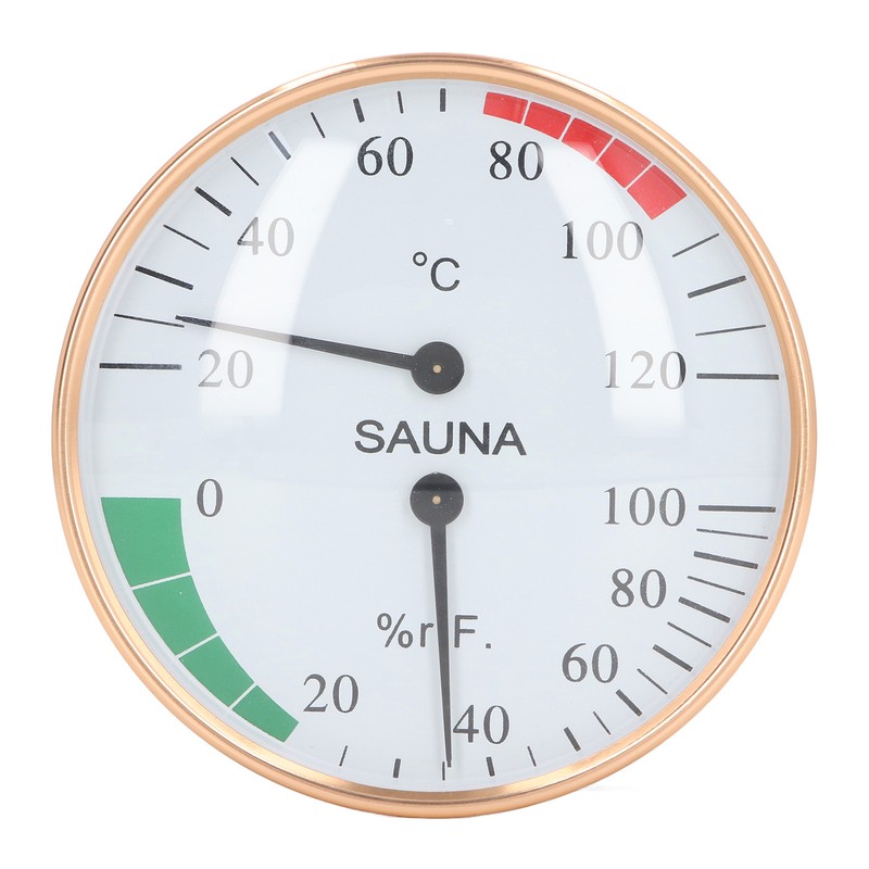 Sauna Temperature Humidity Meter Professional Wall Mounted High Accuracy Hygrometer