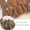 VIGOROUS MOUNTAINS Premium Dried Wild Morel Mushrooms, Wild Harvested, 2oz