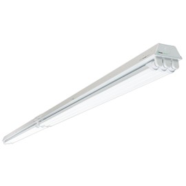 PrimeLights LED 8' ft, Shop Light 120W 21,600 Lumen 120/277v 5000K Day Garage Warehouse Shop Metal BLDG Light Fixture 120° Beam Angle Bolt 6 (Frosted LED Bulbs)
