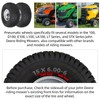 AR-PRO Replacement 15 x 6.00-6 Front Tire and Wheel Assemblies