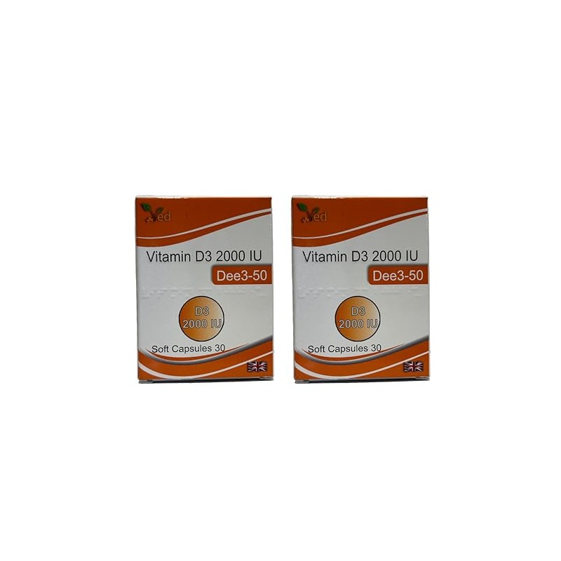 VED VITAMIN D3 2000 IU SOFTGEL 60 CAPSULE | 60