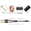 J&D 3.5mm to 6.35mm Stereo Cable, 1/4 jack to 3.5mm