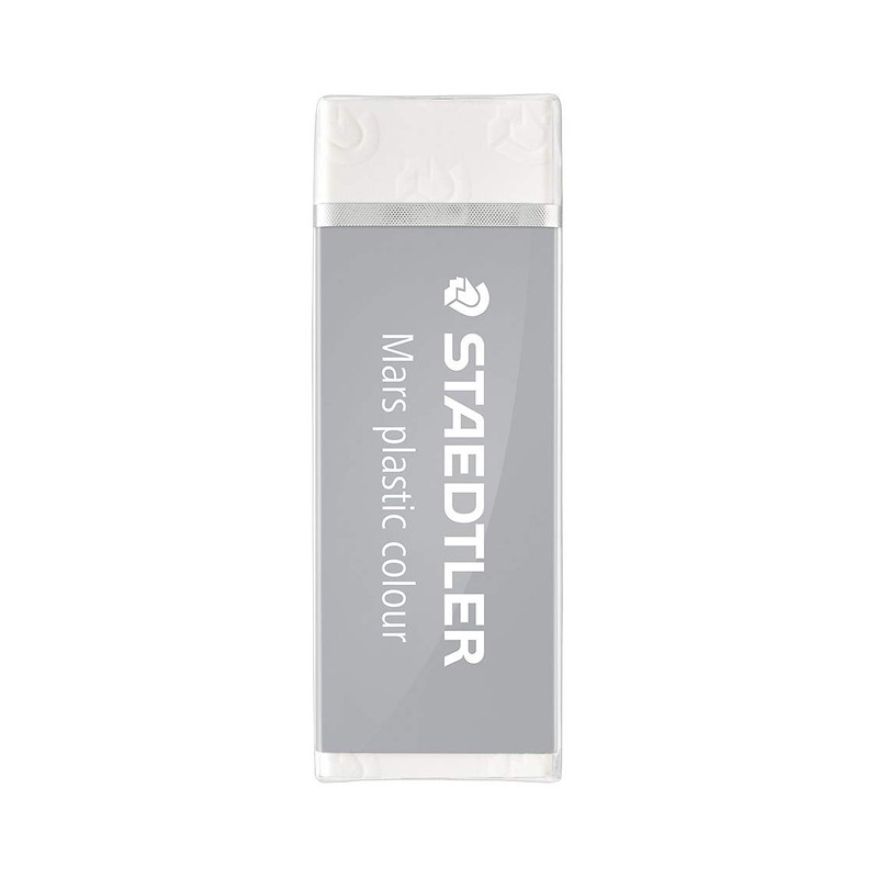 STAEDTLER 52650E1-80 Mars Plastic Colour Sandwich Eraser, Light Grey