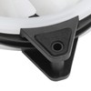 3Pcs Computer Chassis Cooling Fan Mute 6‑Pin Dual RGB Lights