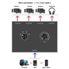 4 Port Audio Switch, 3.5mm Stereo AUX Selector, 4 Input