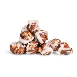 Chocolate Swirl Popcorn by Its Delish, 8 Oz Bulk Bag, Festive Chocolate Air Popped Sweet Crunchy Popcorn with Chocolate Corn Snack, Parties – Gluten Free, Vegan, Kosher