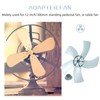 Zerodeko Universal Plastic 5 Leaves Fan Set, Replacement Fan with