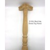 7021 Level Quarterturn with Cap, 90 Degree, 6010 Series, Hardwood