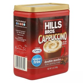 Hills Bros Instant Double Mocha Cappuccino Mix, Easy to Use, Enjoy Coffeehouse