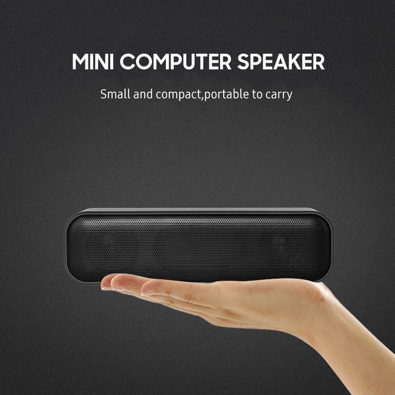 Mini Computer Speaker Wired USB Desktop Stereo Speaker Audio Decoding