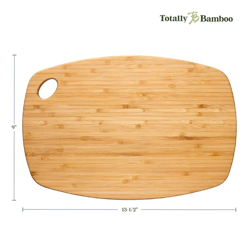 Totally Bamboo GreenLite Dishwasher Safe Cutting Board, 13.5" x 9"