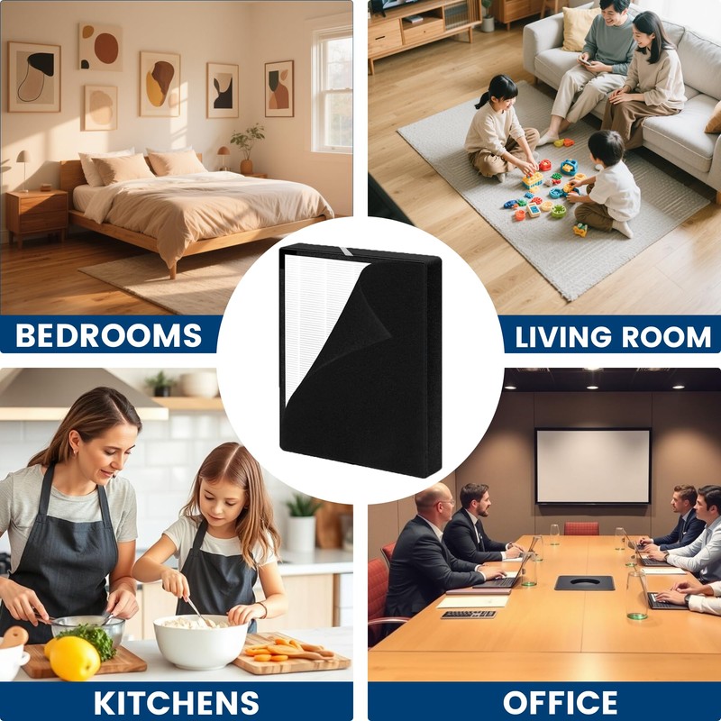 2 Pack True HEPA 45i Replacement Filter, Compatible with Alen