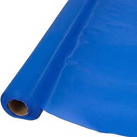 Table-Mate 40" X 150 Ft Plastic Heavy Duty Banquet Roll Royal Blue