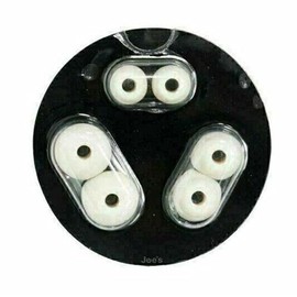 Puntas de repuesto para auriculares estéreo inalámbricos Beats Powerbeats Pro, 4 pares, tamaño pequeño, mediano, grande y doble brida (marfil)