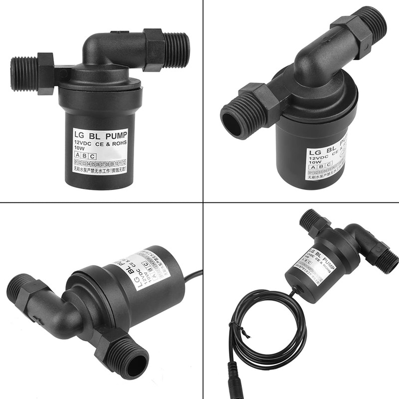 12V 10W DC Brushless Pump for Circulation Pumping, Solar High
