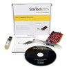 StarTech.com Dual Port PCI USB 3 Controller Card with SATA