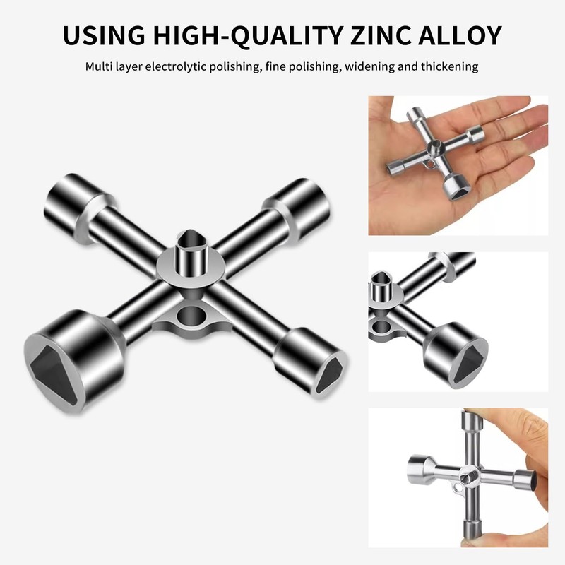 IUHRIE Triangular key, triangular, universal, construction key set, triangular multifunctional