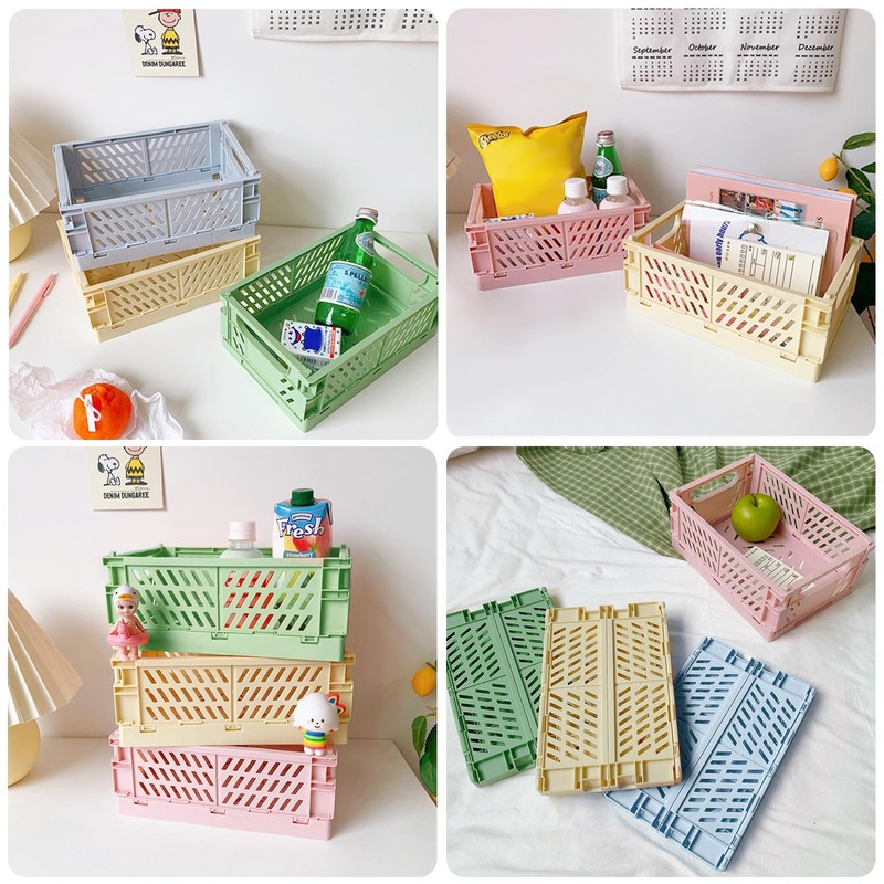 Royouzi Folding Box, Pack of 4 Folding Storage Baskets (25