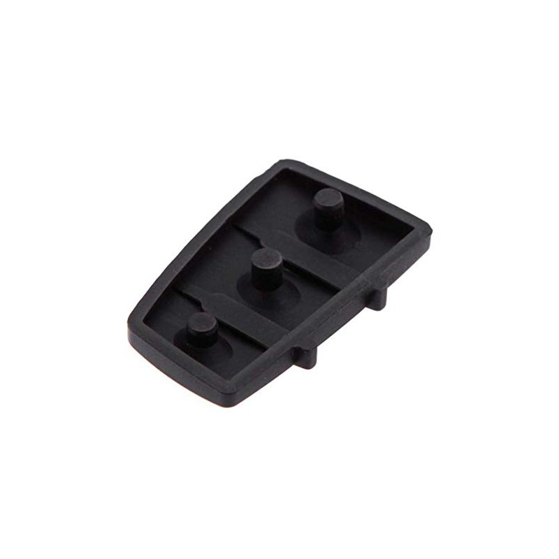 Rubber Keypad with 3 Buttons Replacement Buttons for Worn and