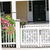 BESPORTBLE Semi-Circular Flower Pot Wall Hanging Imitation Leather Planter Home
