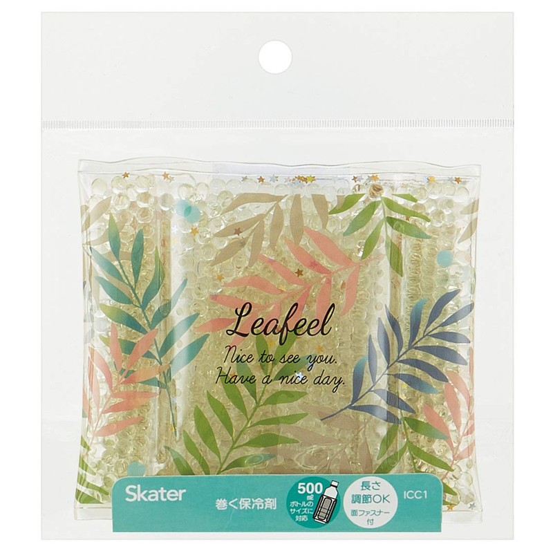 Skater ICC1 Roll Up Ice Pack, Leafy Feel, 11.8 x