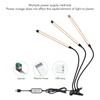 3 Head Clip Plant Light Full Spectrum Red White Warm