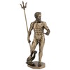 11.75 Inch Greek Figure Poseidon with Trident Decor Gift Objet D Art