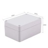 IP65 Waterproof Junction Box, White Surface-Mounted Junction Box, Plastic Housing,