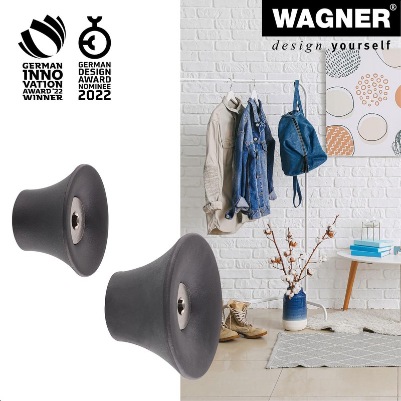 WAGNER - hooks4home TULIP 17030024 Designer Wall Hooks Set of