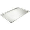 Winco Commercial-Grade Stainless Steel Sheet Pan, Open Bead, 20 Gauge,