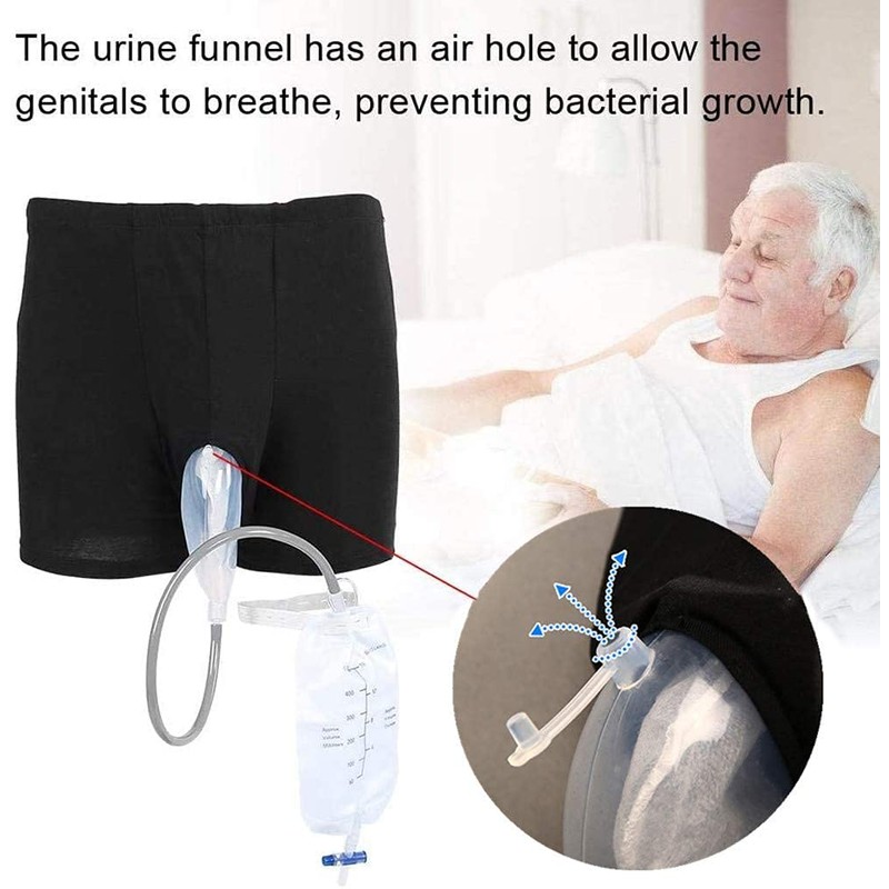 Male Urine System Holder Bag - 500ml Men's Urinal Pee