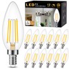 Cotanic E12 LED Bulb Dimmable 3000K Soft White, LED Candelabra