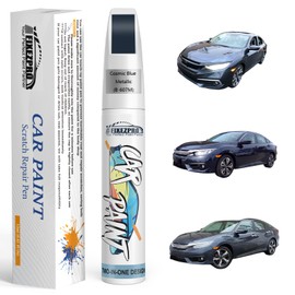 FIXEZPRO B-607M Cosmic Blue Metallic Car Touch Up Paint for Honda, Color Match Auto Paint Repair Pen,Professional Car Scratch Repair Remover Pen Quick Drying, Easy to Use