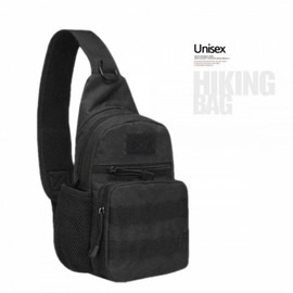 Hiking outdoor 800D material military slingback Black