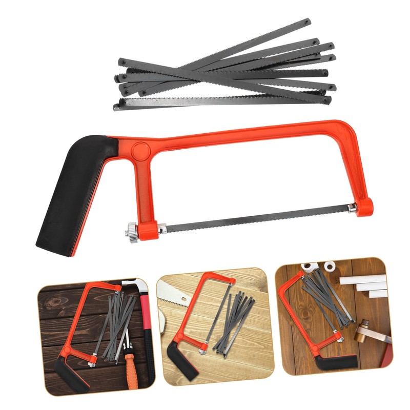 DOITOOL 1set Mini Saw Hand Tool for Woodworking Coping Saw