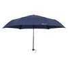 Champion CHM70MN58 Gentleman Windproof Striped Mini Folding Umbrella, Navy, 22.8