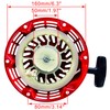 WOOSTAR Recoil Pull Starter Replacement for GX160 GX200 Generator 168F