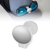 Lidgit Magnetic Sunglass Clip – White Golf Ball | No-Slip