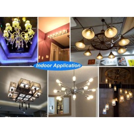 BRIMAX 30Pack 2W LED Light Bulbs E26 Edison Bulb for String Lights Lamp Replace