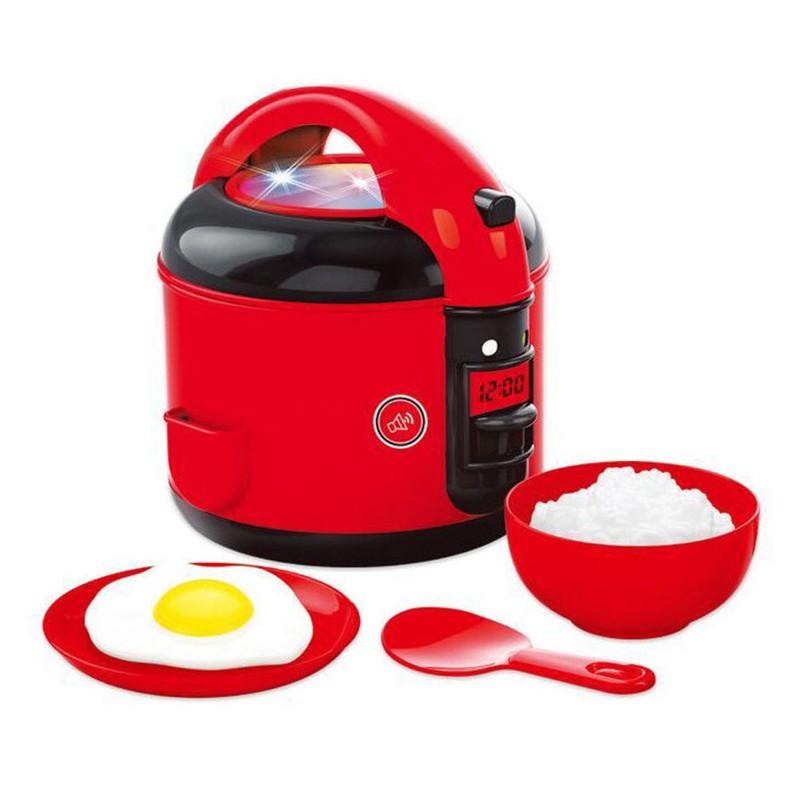 6pcs/set Kitchen Pretend Play Rice Cooker with Light and Sounds