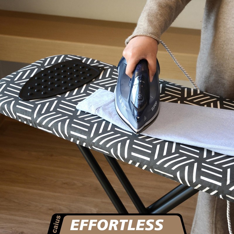 caius Ironing Board, Compact and Space Saver Full Size Ironing