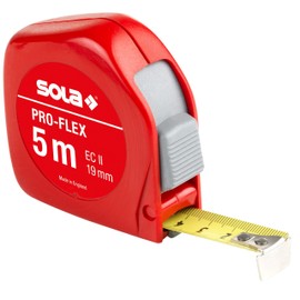 Sola 50014434"Pro-Flex PF 5" Tape Measure, Red, 5 m