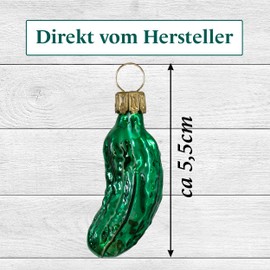 Thüringer Weihnacht Glass Christmas Pickle