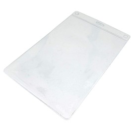 A6 Vertical Extra Large Portrait Clear ID Badge Card Holders Plastic Pocket Pass Holders Insert Size 152 x 108mm for Work, A6 ID Badge Pocket PCL Media Ltd