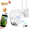 2in Waterproof PTZ Mini Dome Camera 1080P WiFi 8 Lights