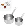 2pcs Sauce Cup 304 Stainless Steel Stackable Handle Design Mini