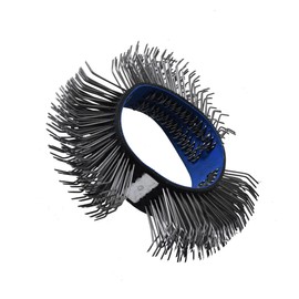 Pneumatic Surface Removal Tool Accessories Wire Wheels Bent Tip Wire Thickness 0.7mm 4" 102 mm Diameter 3/4" 19 mm Remove Rust Paint Wire Brush Surface Removal Metal Finishing Tool Parts